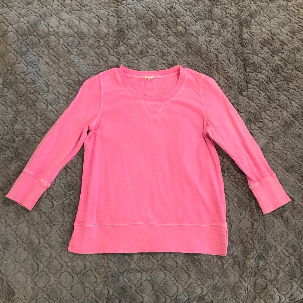COPY - J. Crew Tee With 3/4 Sleeves